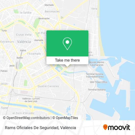 Rams Oficiales De Seguridad map