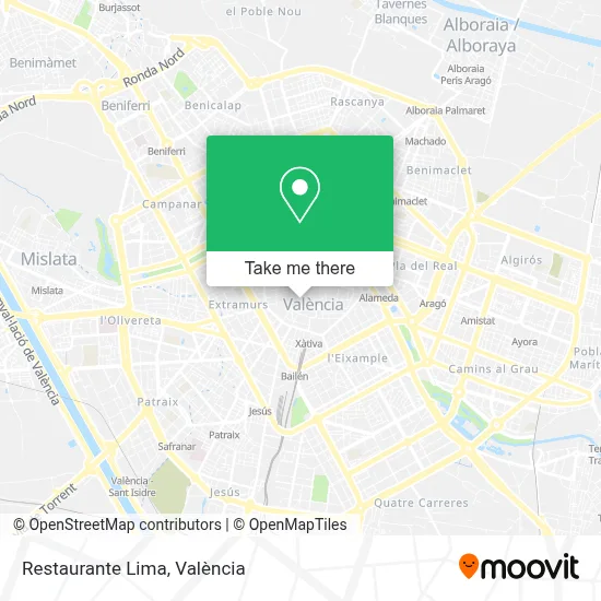 Restaurante Lima map