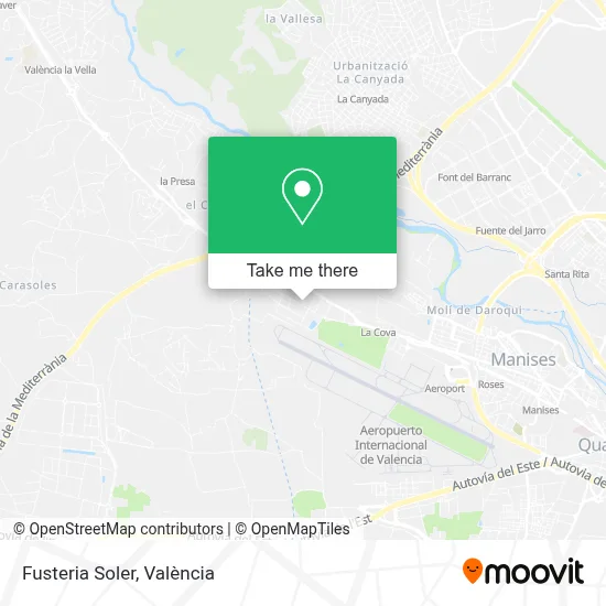 Fusteria Soler map