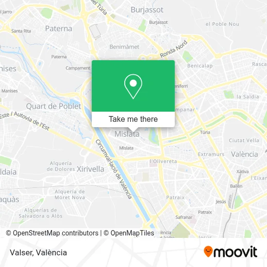 Valser map