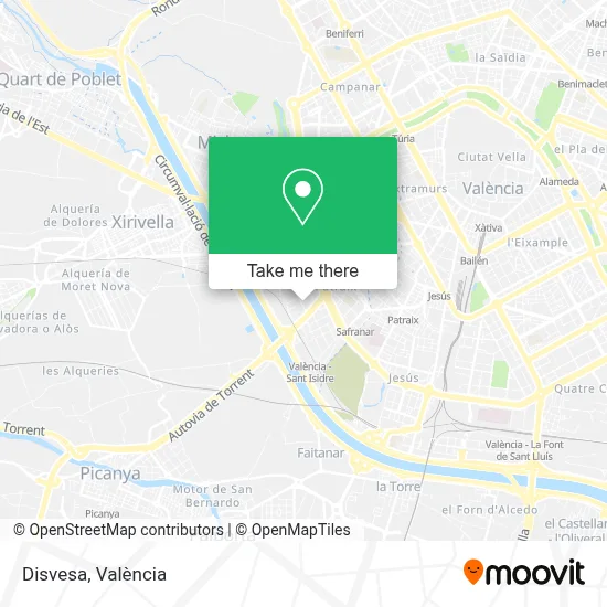 Disvesa map