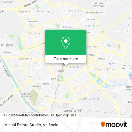 Visual Estate Studio map