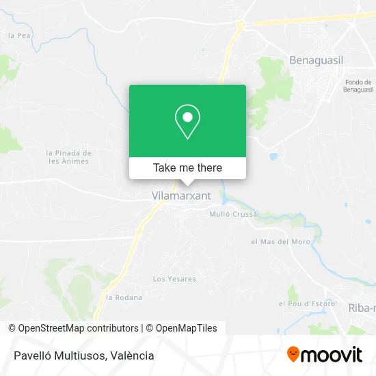 Pavelló Multiusos map