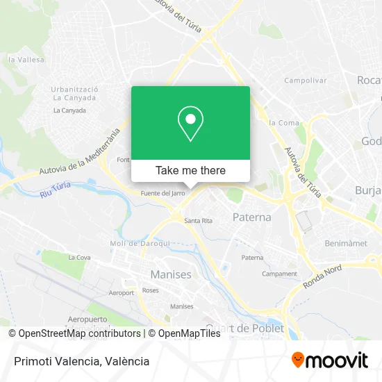 Primoti Valencia map