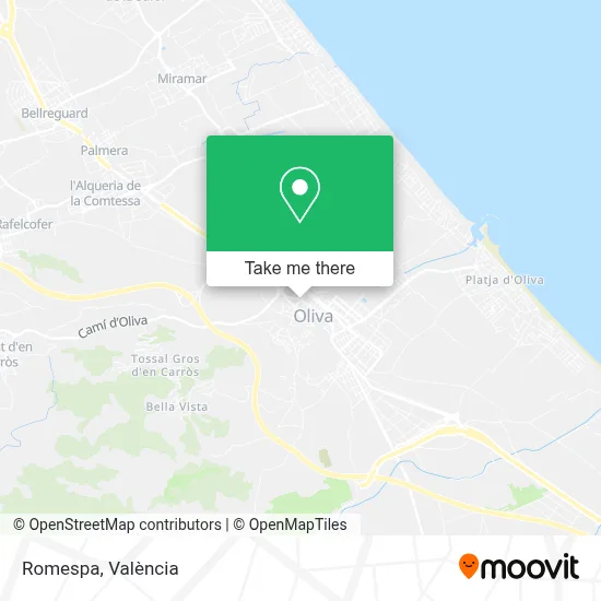 Romespa map