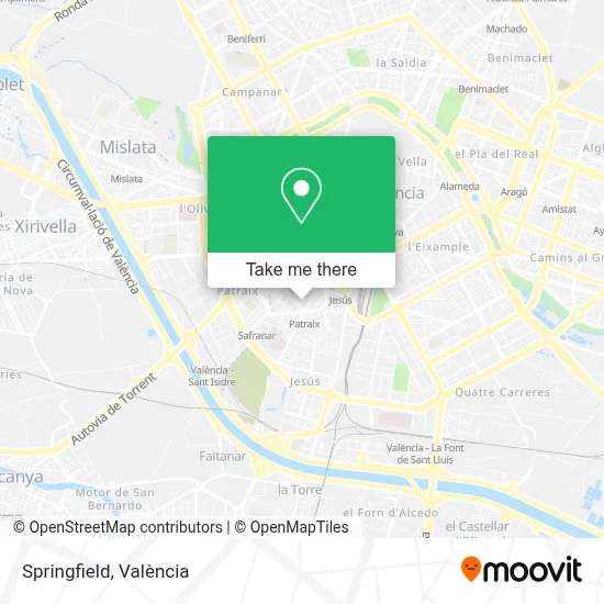 Springfield map