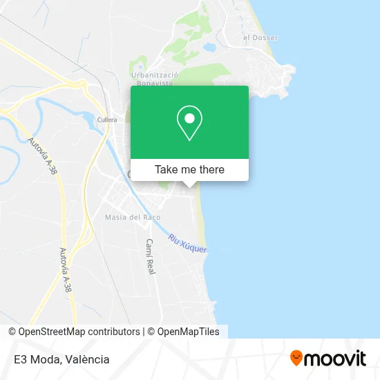 E3 Moda map