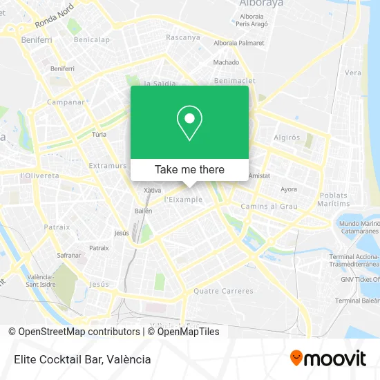 Elite Cocktail Bar map