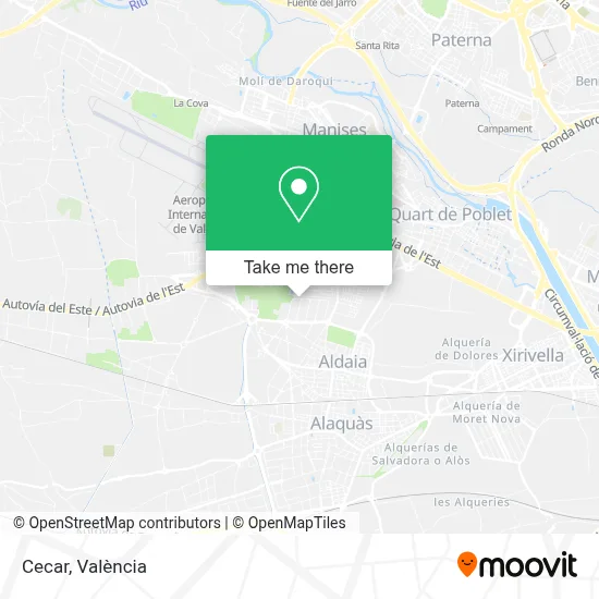 Cecar map