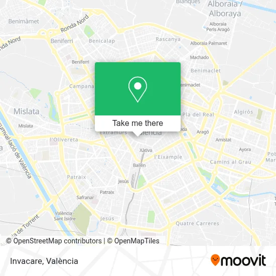 Invacare map