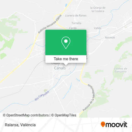 Ralarsa map