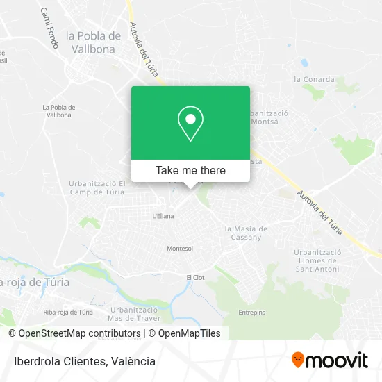 Iberdrola Clientes map