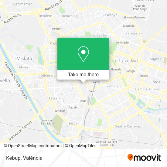 Kebup map