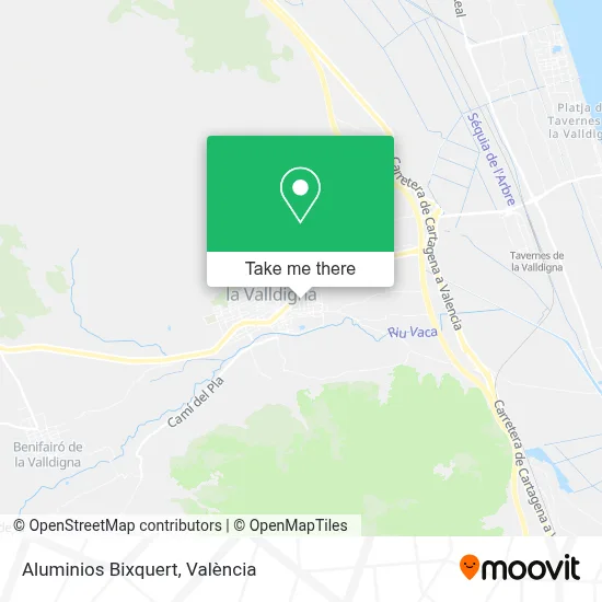Aluminios Bixquert map