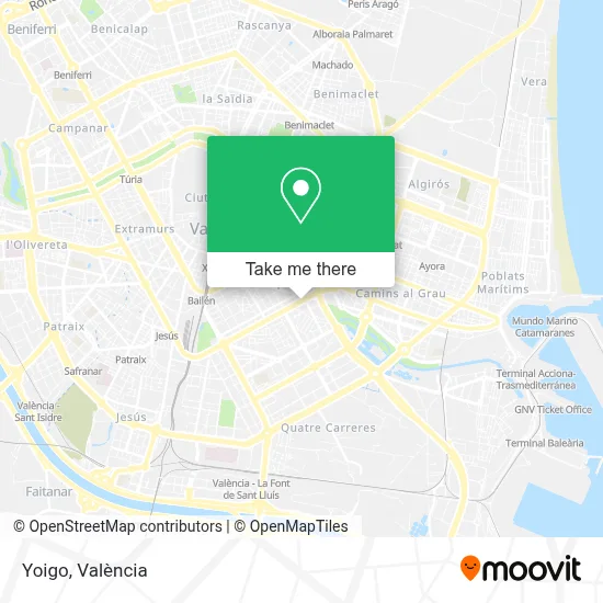 Yoigo map