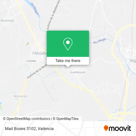 Mail Boxes 3102 map
