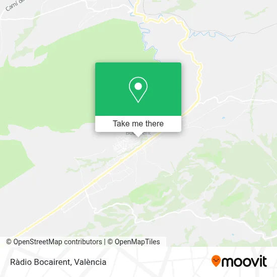 Ràdio Bocairent map