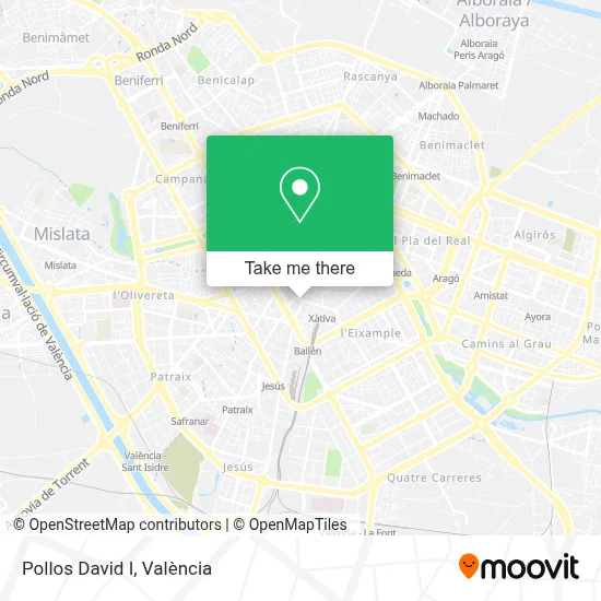 Pollos David I map