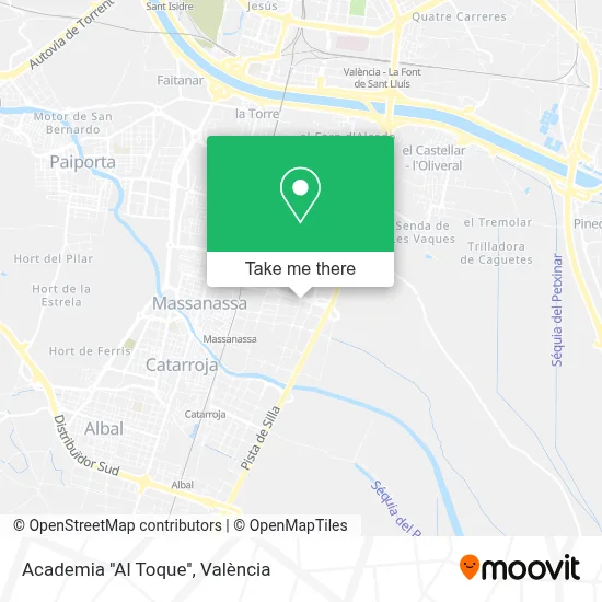 Academia ''Al Toque'' map