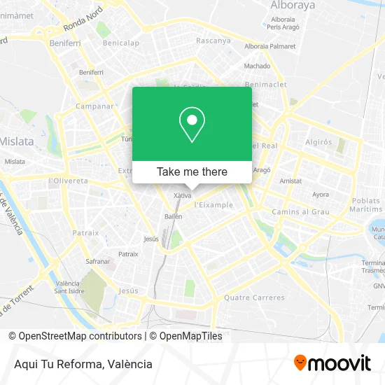 Aqui Tu Reforma map