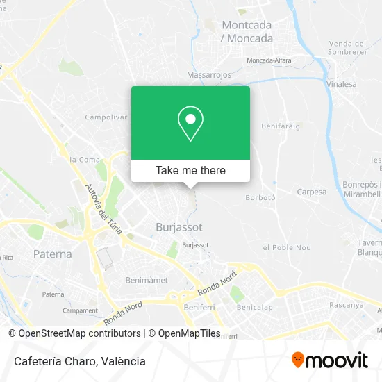 Cafetería Charo map