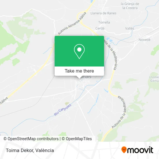 Toima Dekor map
