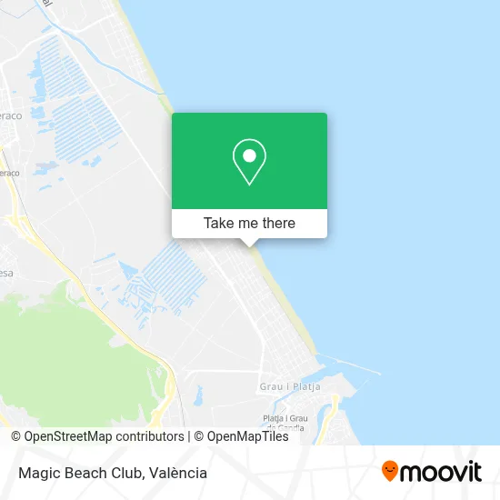 Magic Beach Club map