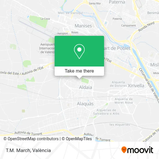 T.M. March map