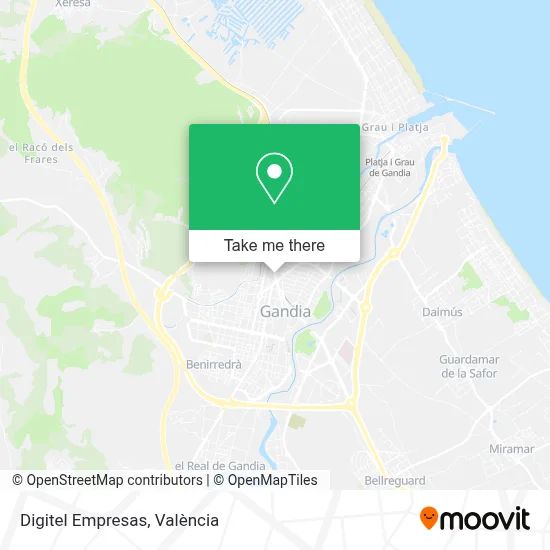 Digitel Empresas map