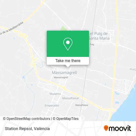 Station Repsol map
