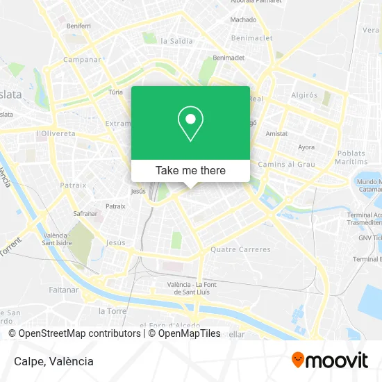 Calpe map