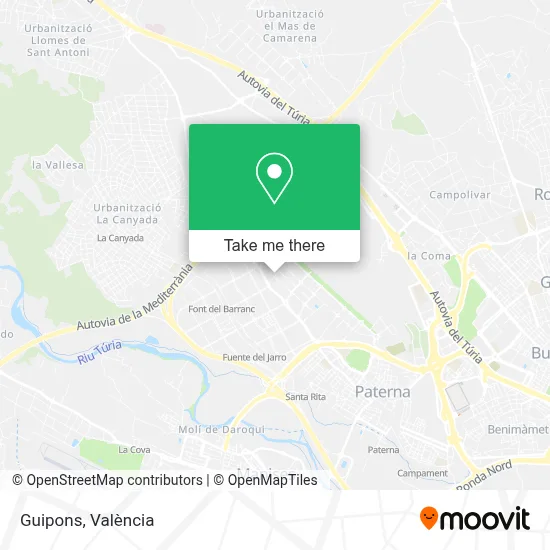 Guipons map