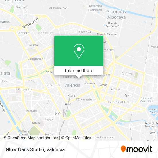 Glow Nails Studio map