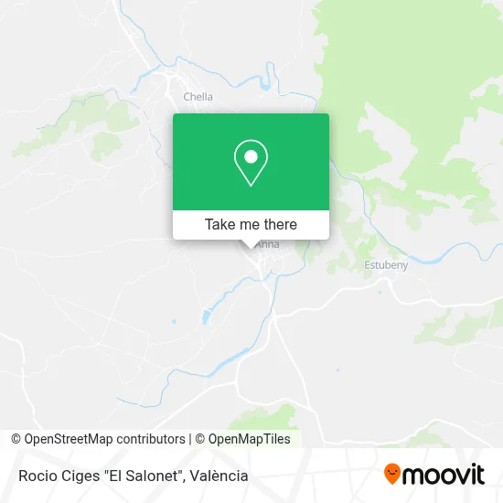 Rocio Ciges "El Salonet" map