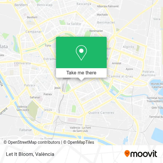 Let It Bloom map