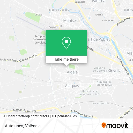 Autolunes map