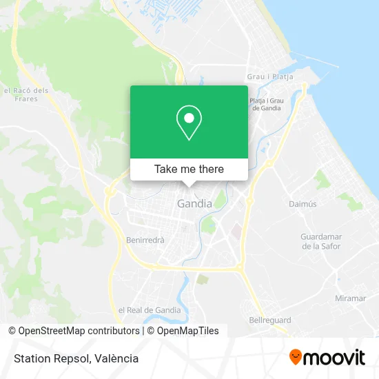 Station Repsol map