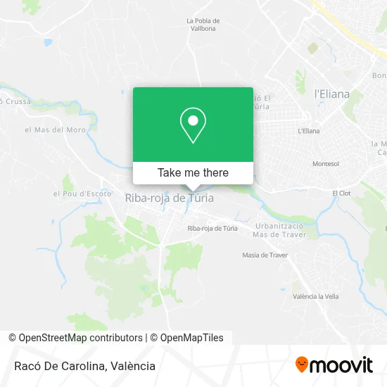 Racó De Carolina map