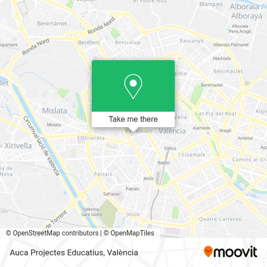 Auca Projectes Educatius map
