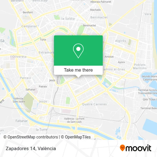 Zapadores 14 map