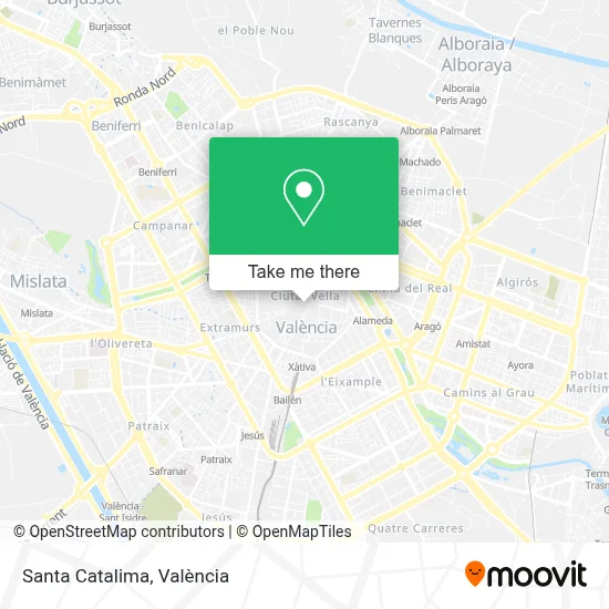 Santa Catalima map