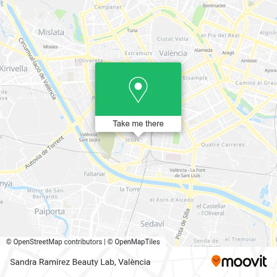 Sandra Ramirez Beauty Lab map