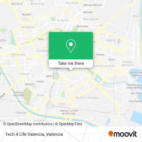 Tech 4 Life Valencia map