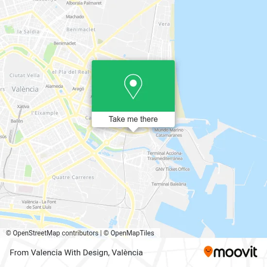 From Valencia With Design map
