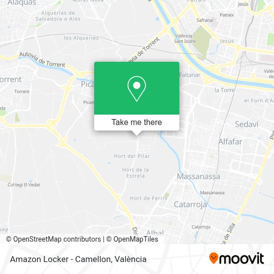Amazon Locker - Camellon map