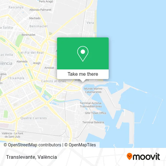 Translevante map