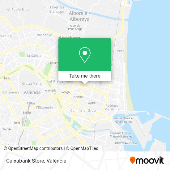 Caixabank Store map