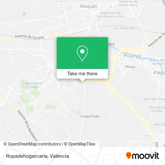 Ropadehogarcarla map