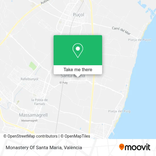 Monastery Of Santa Maria map
