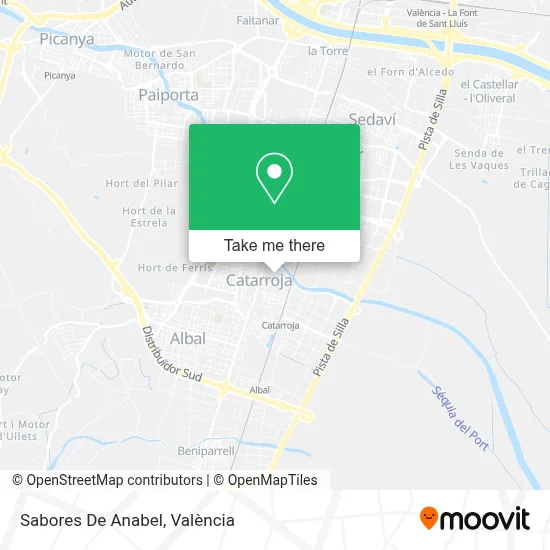 Sabores De Anabel map